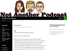 Tablet Screenshot of notanotherpodcast.com